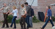 On the set